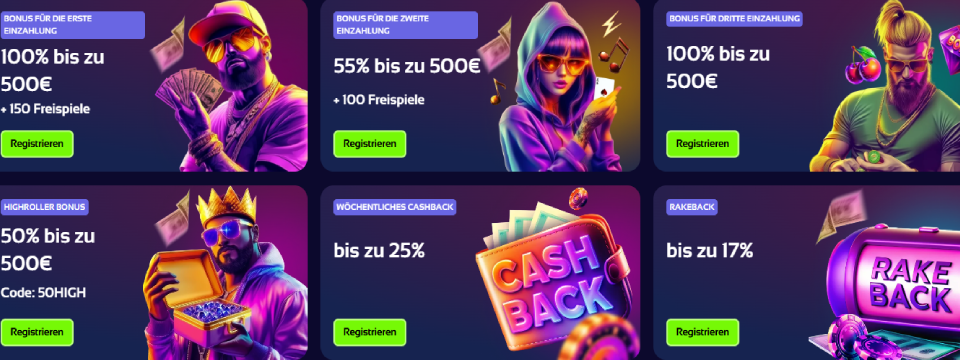 Banner mit Browiner-Boni für Spieler aus Deutschland